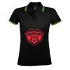 SOL'S Ladies Pasadena Tipped Cotton Piqué Polo Shirt Thumbnail