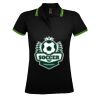SOL'S Ladies Pasadena Tipped Cotton Piqué Polo Shirt Thumbnail