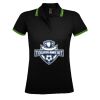 SOL'S Ladies Pasadena Tipped Cotton Piqué Polo Shirt Thumbnail