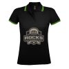 SOL'S Ladies Pasadena Tipped Cotton Piqué Polo Shirt Thumbnail