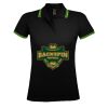 SOL'S Ladies Pasadena Tipped Cotton Piqué Polo Shirt Thumbnail