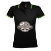 SOL'S Ladies Pasadena Tipped Cotton Piqué Polo Shirt Thumbnail