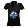 SOL'S Ladies Pasadena Tipped Cotton Piqué Polo Shirt Thumbnail