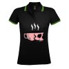 SOL'S Ladies Pasadena Tipped Cotton Piqué Polo Shirt Thumbnail