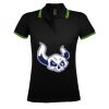 SOL'S Ladies Pasadena Tipped Cotton Piqué Polo Shirt Thumbnail