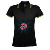 SOL'S Ladies Pasadena Tipped Cotton Piqué Polo Shirt Thumbnail