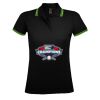 SOL'S Ladies Pasadena Tipped Cotton Piqué Polo Shirt Thumbnail