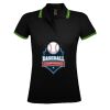SOL'S Ladies Pasadena Tipped Cotton Piqué Polo Shirt Thumbnail