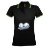SOL'S Ladies Pasadena Tipped Cotton Piqué Polo Shirt Thumbnail