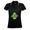 SOL'S Ladies Pasadena Tipped Cotton Piqué Polo Shirt Thumbnail