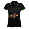 SOL'S Ladies Pasadena Tipped Cotton Piqué Polo Shirt Thumbnail