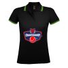 SOL'S Ladies Pasadena Tipped Cotton Piqué Polo Shirt Thumbnail