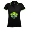 SOL'S Ladies Pasadena Tipped Cotton Piqué Polo Shirt Thumbnail