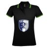 SOL'S Ladies Pasadena Tipped Cotton Piqué Polo Shirt Thumbnail