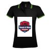 SOL'S Ladies Pasadena Tipped Cotton Piqué Polo Shirt Thumbnail