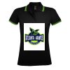 SOL'S Ladies Pasadena Tipped Cotton Piqué Polo Shirt Thumbnail