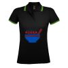 SOL'S Ladies Pasadena Tipped Cotton Piqué Polo Shirt Thumbnail