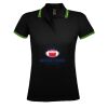 SOL'S Ladies Pasadena Tipped Cotton Piqué Polo Shirt Thumbnail