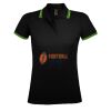 SOL'S Ladies Pasadena Tipped Cotton Piqué Polo Shirt Thumbnail