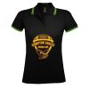 SOL'S Ladies Pasadena Tipped Cotton Piqué Polo Shirt Thumbnail