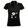 SOL'S Ladies Pasadena Tipped Cotton Piqué Polo Shirt Thumbnail