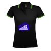 SOL'S Ladies Pasadena Tipped Cotton Piqué Polo Shirt Thumbnail