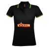 SOL'S Ladies Pasadena Tipped Cotton Piqué Polo Shirt Thumbnail