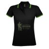SOL'S Ladies Pasadena Tipped Cotton Piqué Polo Shirt Thumbnail