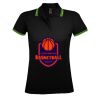 SOL'S Ladies Pasadena Tipped Cotton Piqué Polo Shirt Thumbnail