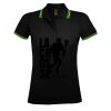 SOL'S Ladies Pasadena Tipped Cotton Piqué Polo Shirt Thumbnail