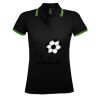 SOL'S Ladies Pasadena Tipped Cotton Piqué Polo Shirt Thumbnail