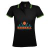 SOL'S Ladies Pasadena Tipped Cotton Piqué Polo Shirt Thumbnail