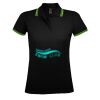 SOL'S Ladies Pasadena Tipped Cotton Piqué Polo Shirt Thumbnail