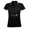 SOL'S Ladies Pasadena Tipped Cotton Piqué Polo Shirt Thumbnail