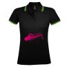 SOL'S Ladies Pasadena Tipped Cotton Piqué Polo Shirt Thumbnail