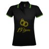 SOL'S Ladies Pasadena Tipped Cotton Piqué Polo Shirt Thumbnail