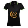 SOL'S Ladies Pasadena Tipped Cotton Piqué Polo Shirt Thumbnail