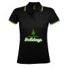 SOL'S Ladies Pasadena Tipped Cotton Piqué Polo Shirt Thumbnail