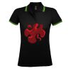 SOL'S Ladies Pasadena Tipped Cotton Piqué Polo Shirt Thumbnail