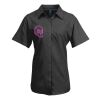 Premier Ladies Signature Short Sleeve Oxford Shirt Thumbnail