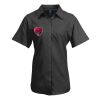 Premier Ladies Signature Short Sleeve Oxford Shirt Thumbnail