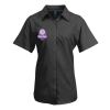 Premier Ladies Signature Short Sleeve Oxford Shirt Thumbnail